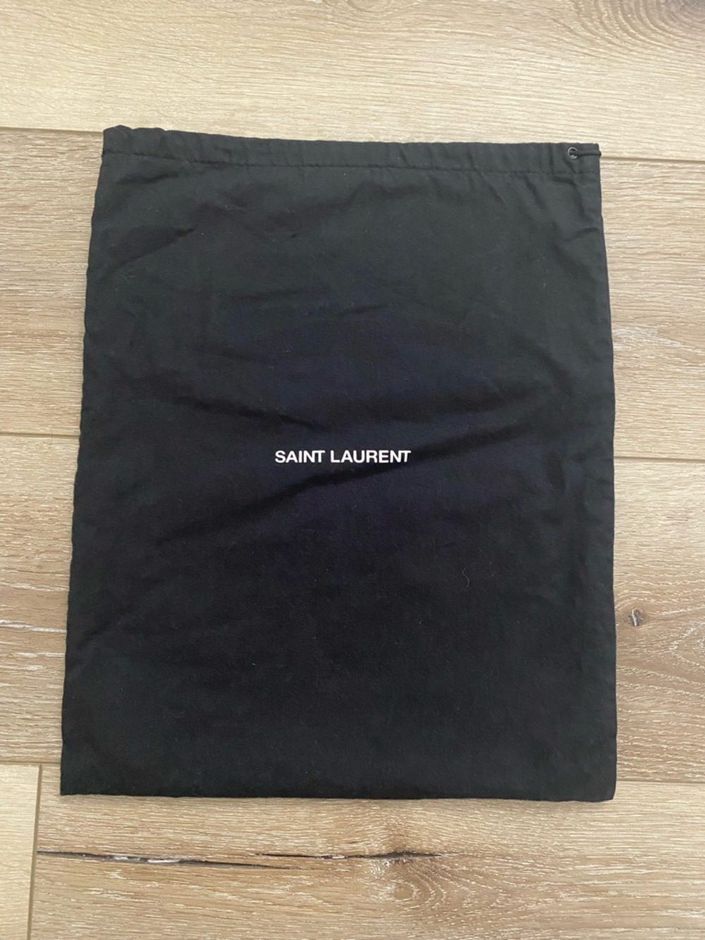 Saint Laurent black duster bag